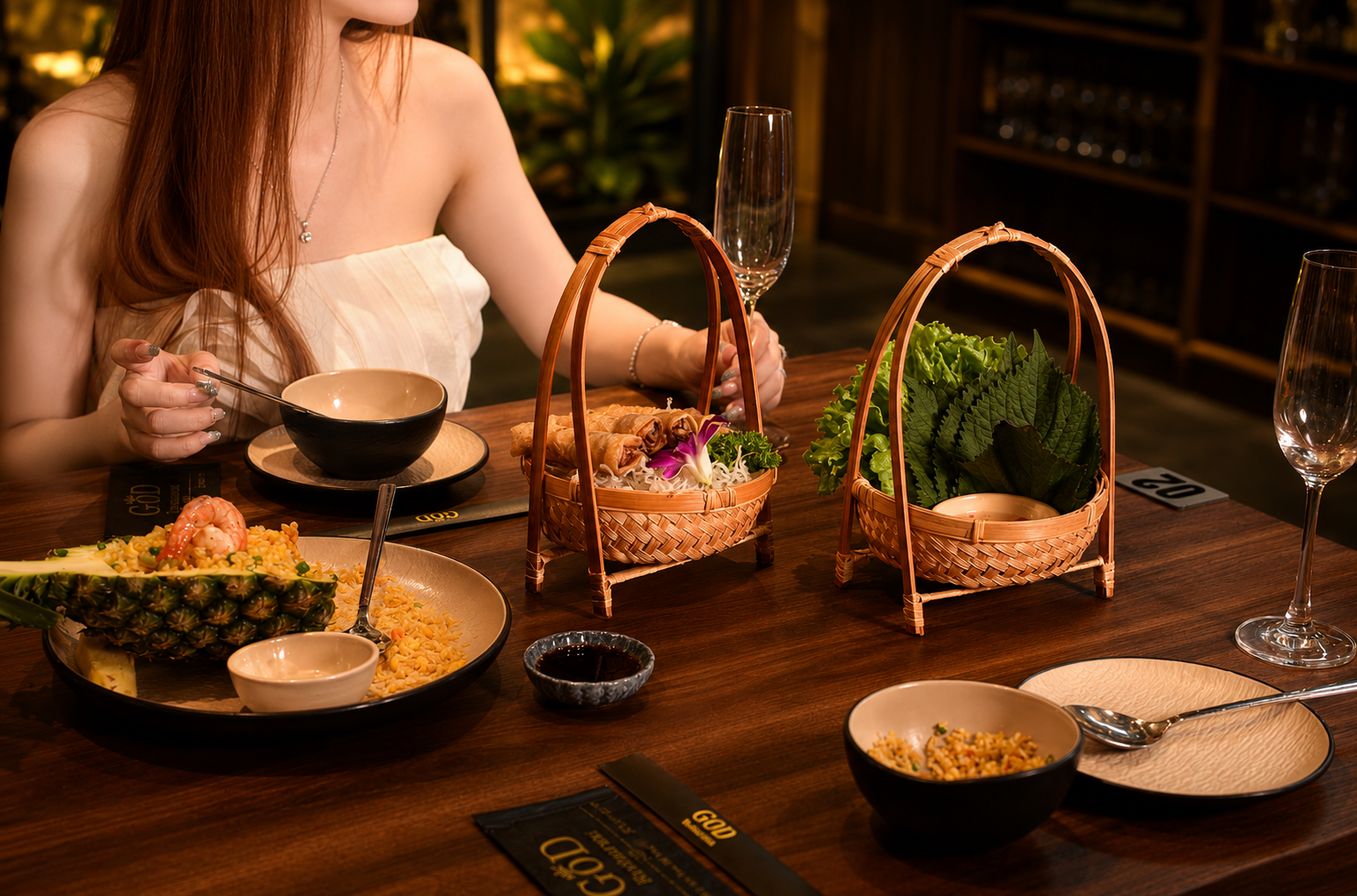 Happy dining moments GOD-RESTAURANT