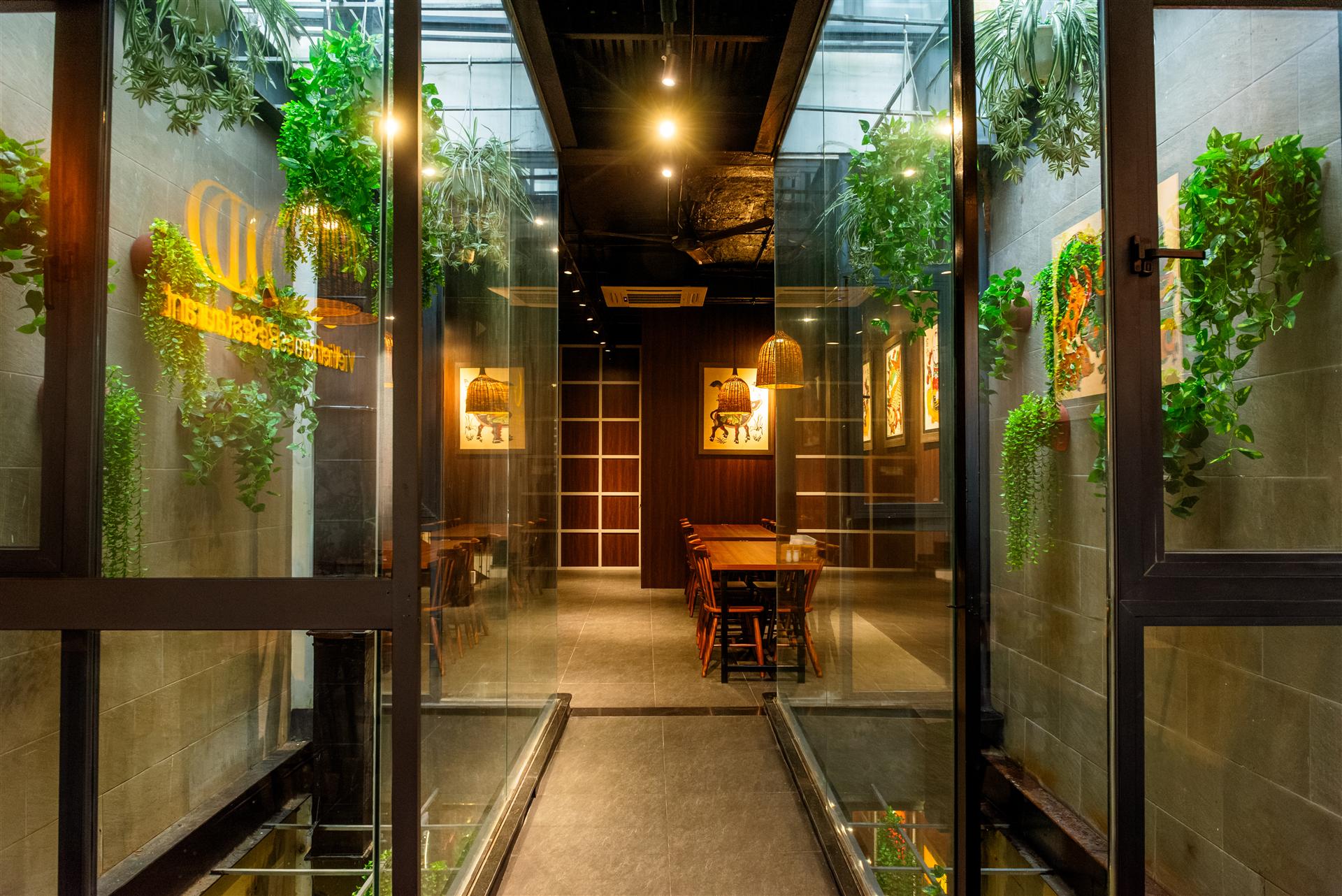 Elegant Dining Hall at GOD-RESTAURANT Vietnamese Da Nang